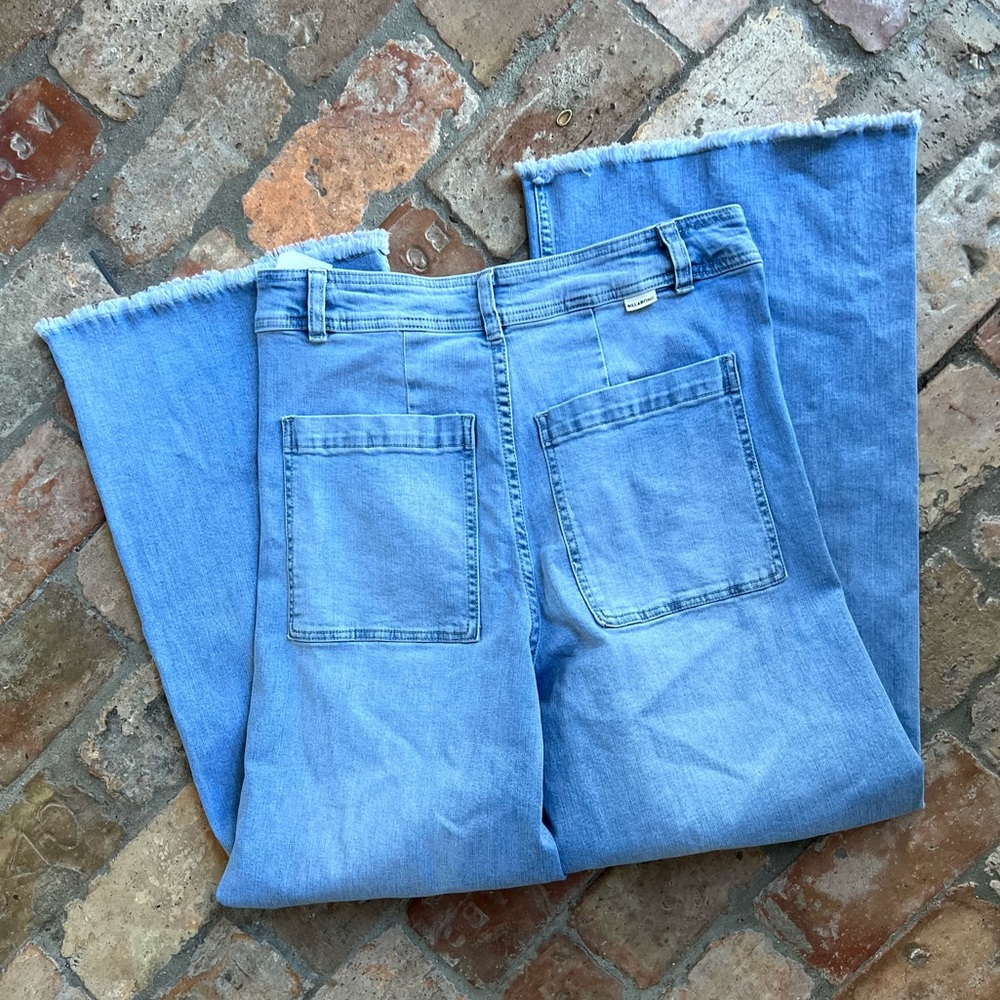 🔥🔥BILLABONG - INDIGO FREE FALL WIDE-LEG JEANS - Picture 12 of 15